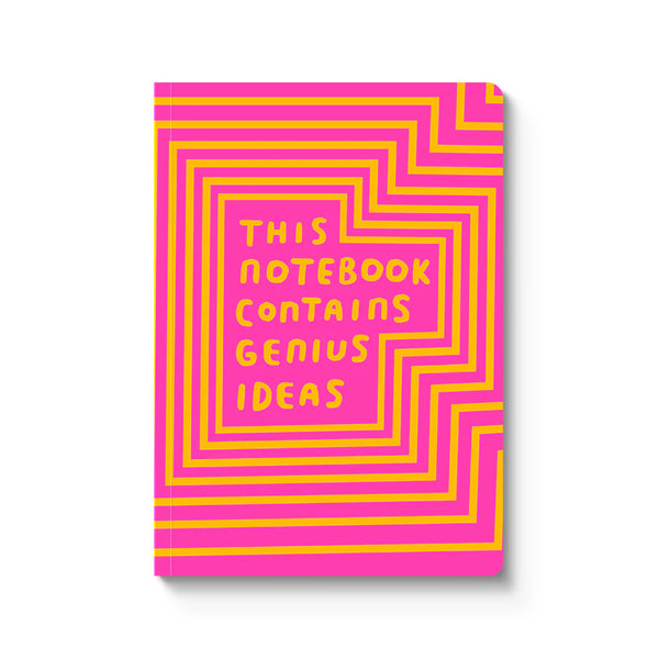 This Notebook Contains Genius Ideas Paperback Notebook (A5)
