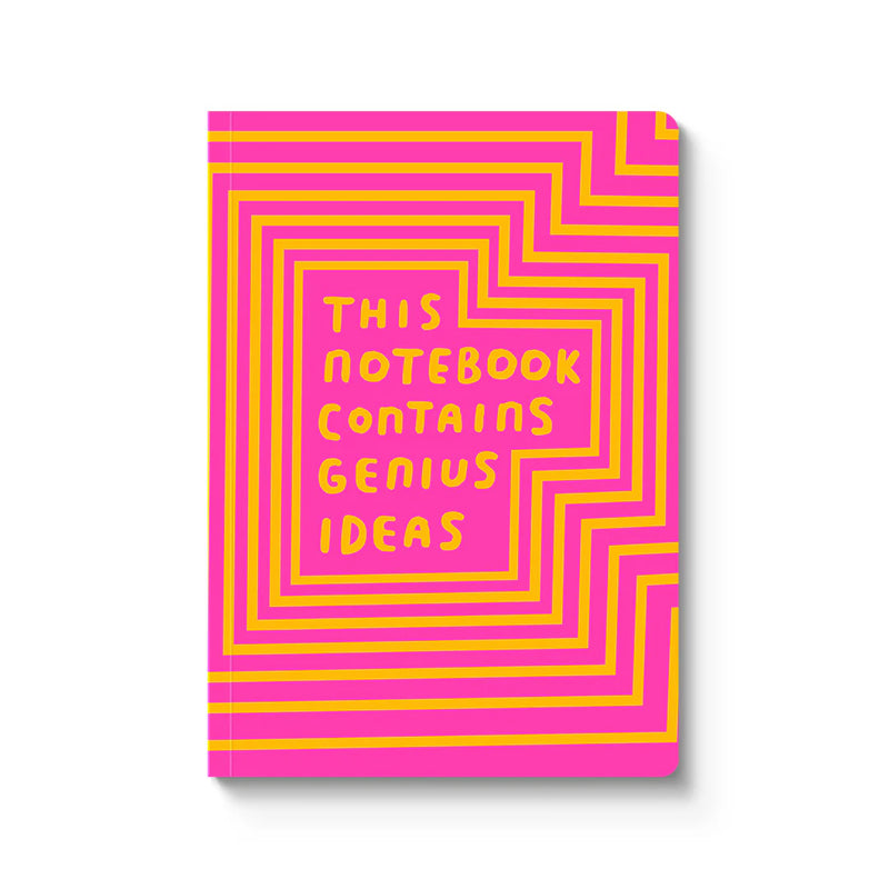 This Notebook Contains Genius Ideas Paperback Notebook (A5)
