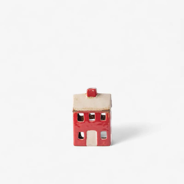 Alsace Petite Tea Light Chalet Red Cream