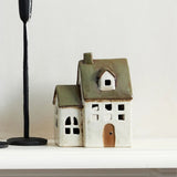 Alsace Tea Light Chapel Olive Green