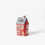 Alsace Tea Light House Navy Roof