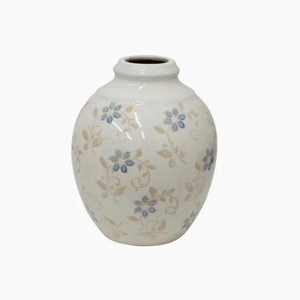 Anais Ceramic Oval Bud Vase