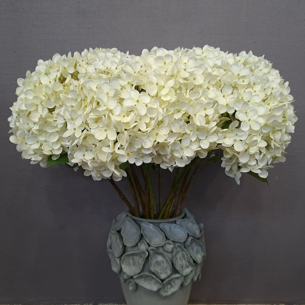 Artificial Annabelle Hydrangea Cream