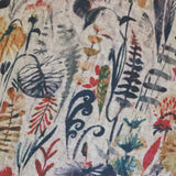 Autumn Leaves Lampshade & Antique Silver Base