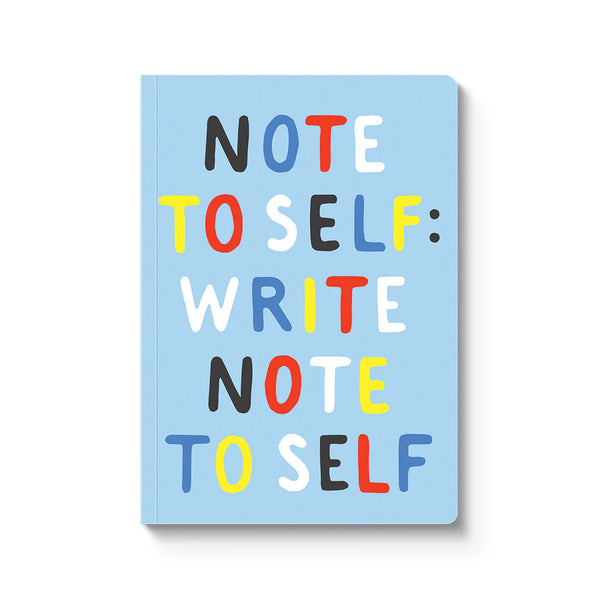 Note To Self Paperback Notebook (A5)