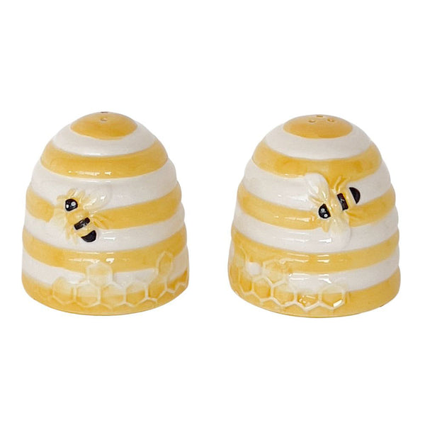 Bee Hive Salt & Pepper Shakers