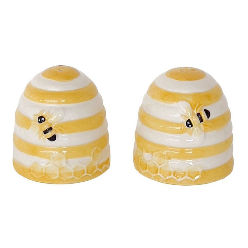 Bee Hive Salt & Pepper Shakers