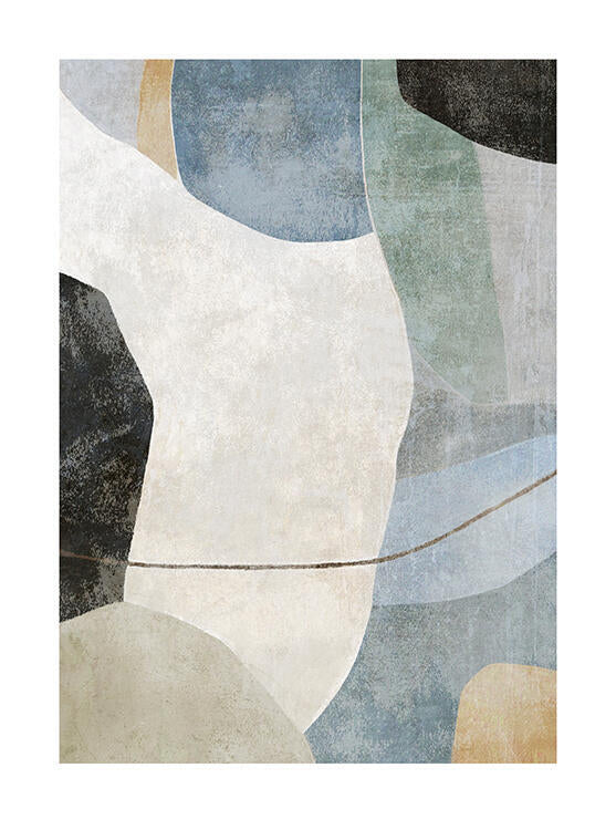 Blue Canyon I Art Print