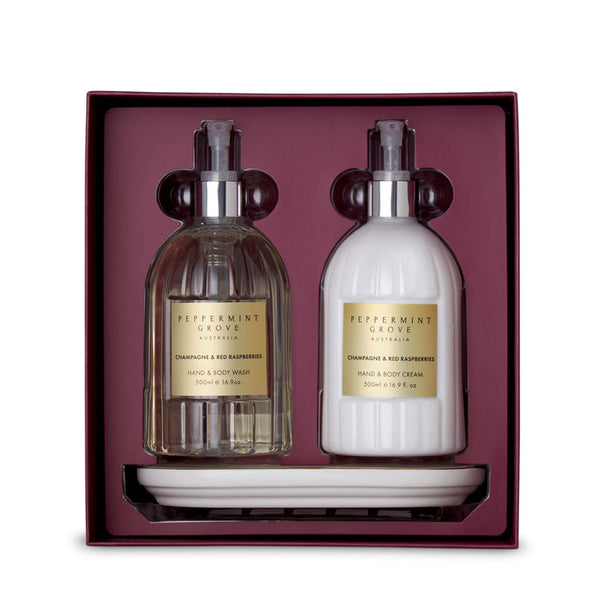 Hand Care | Champagne & Red Raspberries | Gift Set | 500ml