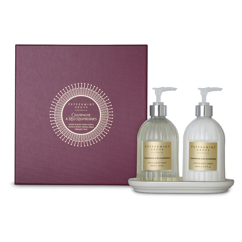 Hand Care | Champagne & Red Raspberries | Gift Set | 500ml
