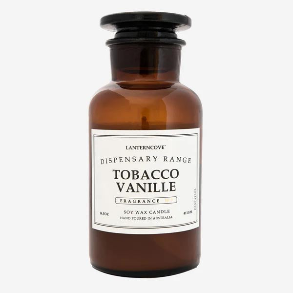 Lanterncove Soy Wax Candle 411gm Tobacco Vanille
