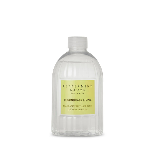 Peppermint Grove 500ml Diffuser Refill Lemongrass and Lime