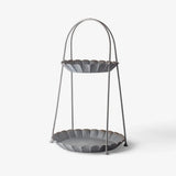 Fluted 2 Tier Sweets Tray