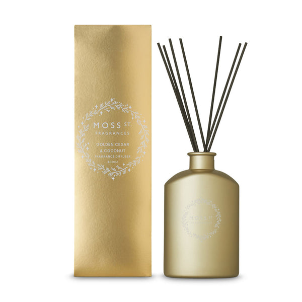 Fragrance Diffuser | Golden Cedar & Coconut | 300ml