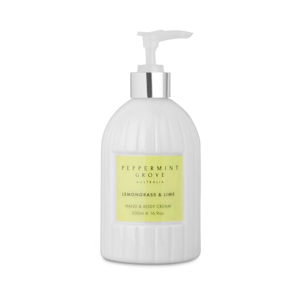 Peppermint Grove Hand and Body Cream Lemongrass and Lime