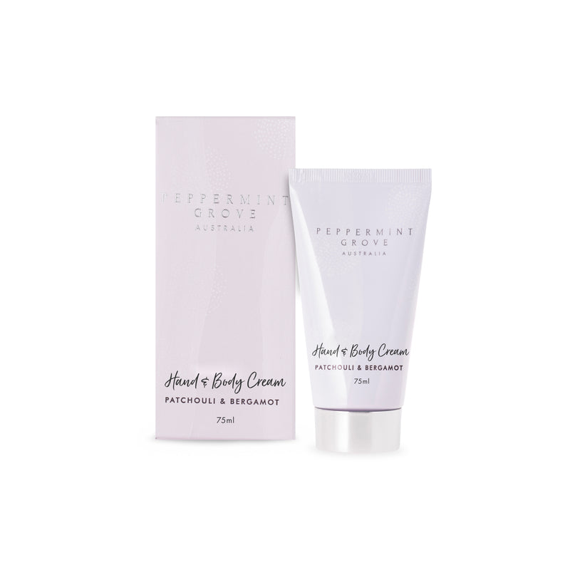 Peppermint Grove Hand Cream 75ml Patchouli and Bergamot