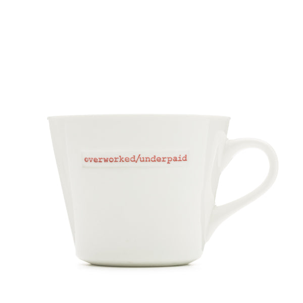 Keith Brymer Jones Overworked/Underpaid Mug