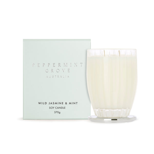 Peppermint Grove 370g Candle Wild Jasmine and Mint