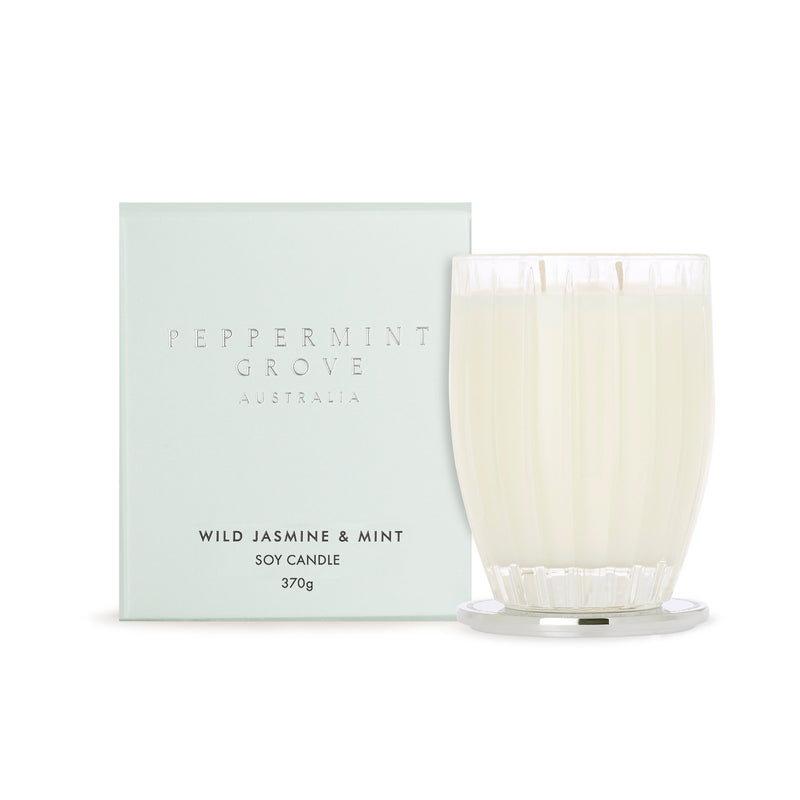 Peppermint Grove 370g Candle Wild Jasmine and Mint