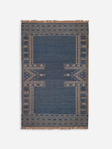 Sundara Motif Rug Blue Small