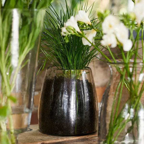 Dappled Clear Vase