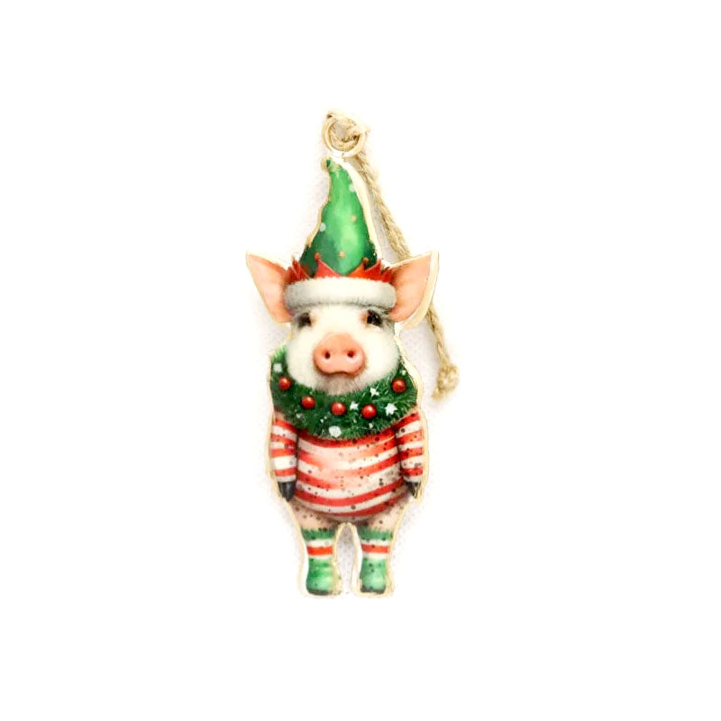 Vintage | Christmas Pig | Hanger