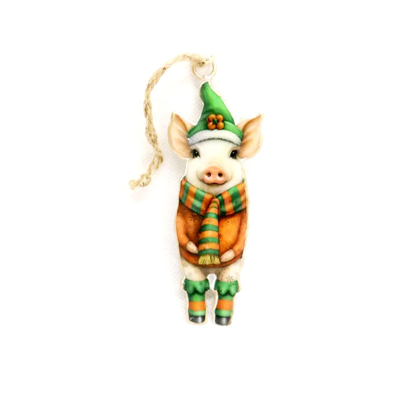 Vintage | Christmas Pig Elf | Hanger