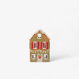 Alsace Tea Light Christmas Green with Shutters