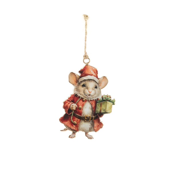 Vintage | Mouse with present | Hanger