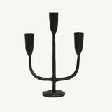Dax 3 Light Black Candlestand