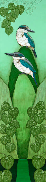 Kotare And Kawakawa I Art Print